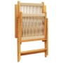 Set de comedor jardín 7 pzas polipropileno madera maciza beige de , Conjuntos de jardín - Ref: Foro24-3281735, Precio: 822,99...