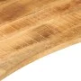 Tablero de escritorio con curva madera mango rugosa 90x50x2,5cm de , Accesorios y productos para escritorios - Ref: Foro24-37...