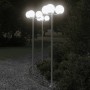Farolas de exterior 3 unidades acero inoxidable 215 cm de , Iluminación de exterior - Ref: Foro24-4006390, Precio: 220,55 €, ...