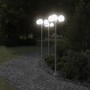 Farolas de exterior 3 unidades acero inoxidable 215 cm de , Iluminación de exterior - Ref: Foro24-4006390, Precio: 220,55 €, ...