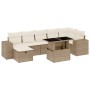 Set de sofás de jardín y cojines 8 piezas ratán sintético beige de , Conjuntos de jardín - Ref: Foro24-3275308, Precio: 578,9...