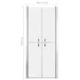 Puerta de ducha ESG esmerilado 71x190 cm de vidaXL, Puertas de ducha - Ref: Foro24-148792, Precio: 189,00 €, Descuento: %