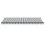 Toldo retráctil manual antracita y blanco 600x300cm de , Toldos - Ref: Foro24-3310243, Precio: 480,25 €, Descuento: %