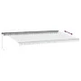 Toldo retráctil manual antracita y blanco 600x300cm de , Toldos - Ref: Foro24-3310243, Precio: 480,25 €, Descuento: %