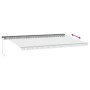 Toldo retráctil manual antracita y blanco 600x300cm de , Toldos - Ref: Foro24-3310243, Precio: 401,82 €, Descuento: %