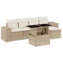 Juego de sofás jardín con cojines 6 pzas ratán sintético beige de , Conjuntos de jardín - Ref: Foro24-3269128, Precio: 428,28...