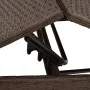 Tumbonas con mesita 2 unidades ratán sintético marrón by , Loungers - Ref: Foro24-4002717, Price: 312,89 €, Discount: %