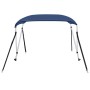 Toldo Bimini de 2 arcos azul marino 150x120x110 cm de vidaXL, Cubiertas para almacenamiento de barcas - Ref: Foro24-93126, Pr...