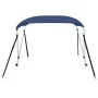 Toldo Bimini de 2 arcos azul marino 150x120x110 cm de vidaXL, Cubiertas para almacenamiento de barcas - Ref: Foro24-93126, Pr...