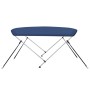 Toldo Bimini de 2 arcos azul marino 150x120x110 cm de vidaXL, Cubiertas para almacenamiento de barcas - Ref: Foro24-93126, Pr...