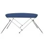 Toldo Bimini de 2 arcos azul marino 150x120x110 cm de vidaXL, Cubiertas para almacenamiento de barcas - Ref: Foro24-93126, Pr...