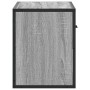 Mueble de TV madera y metal roble ahumado 60x31x39,5 cm de , Muebles TV - Ref: Foro24-848912, Precio: 52,86 €, Descuento: %