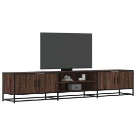 Mueble para TV madera de ingeniería marrón roble 210x35x41 cm de , Muebles TV - Ref: Foro24-3300784, Precio: 121,57 €, Descue...