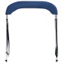 Toldo Bimini de 2 arcos azul marino 150x120x110 cm de vidaXL, Cubiertas para almacenamiento de barcas - Ref: Foro24-93126, Pr...