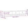 Mueble para TV madera de ingeniería marrón roble 240x35x41 cm de , Muebles TV - Ref: Foro24-3300799, Precio: 157,05 €, Descue...