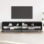 Mueble de TV madera de ingeniería negro 180,5x40x46 cm de , Muebles TV - Ref: Foro24-3300800, Precio: 104,74 €, Descuento: %