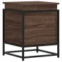 Caja de almacenaje con tapa madera marrón roble 40x40x51,5 cm de , Cestas para almacenaje - Ref: Foro24-848793, Precio: 43,94...