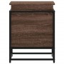 Caja de almacenaje con tapa madera marrón roble 40x40x51,5 cm de , Cestas para almacenaje - Ref: Foro24-848793, Precio: 44,55...