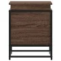 Caja de almacenaje con tapa madera marrón roble 40x40x51,5 cm de , Cestas para almacenaje - Ref: Foro24-848793, Precio: 43,94...
