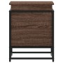 Caja de almacenaje con tapa madera marrón roble 40x40x51,5 cm de , Cestas para almacenaje - Ref: Foro24-848793, Precio: 44,55...