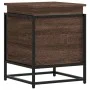 Caja de almacenaje con tapa madera marrón roble 40x40x51,5 cm de , Cestas para almacenaje - Ref: Foro24-848793, Precio: 43,94...
