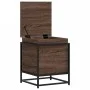 Caja de almacenaje con tapa madera marrón roble 40x40x51,5 cm de , Cestas para almacenaje - Ref: Foro24-848793, Precio: 43,94...