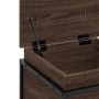 Caja de almacenaje con tapa madera marrón roble 40x40x51,5 cm de , Cestas para almacenaje - Ref: Foro24-848793, Precio: 44,55...