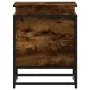 Caja de almacenaje con tapa madera roble ahumado 40x40x51,5 cm de , Cestas para almacenaje - Ref: Foro24-848791, Precio: 43,4...