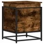 Caja de almacenaje con tapa madera roble ahumado 40x40x51,5 cm de , Cestas para almacenaje - Ref: Foro24-848791, Precio: 43,4...