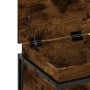 Caja de almacenaje con tapa madera roble ahumado 40x40x51,5 cm de , Cestas para almacenaje - Ref: Foro24-848791, Precio: 43,9...