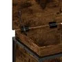 Caja de almacenaje con tapa madera roble ahumado 40x40x51,5 cm de , Cestas para almacenaje - Ref: Foro24-848791, Precio: 43,4...