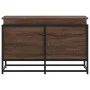 Caja de almacenaje con tapa madera marrón roble 80x40x51,5 cm de , Cestas para almacenaje - Ref: Foro24-848803, Precio: 68,47...
