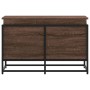 Caja de almacenaje con tapa madera marrón roble 80x40x51,5 cm de , Cestas para almacenaje - Ref: Foro24-848803, Precio: 69,94...