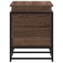 Caja de almacenaje con tapa madera marrón roble 80x40x51,5 cm de , Cestas para almacenaje - Ref: Foro24-848803, Precio: 69,94...