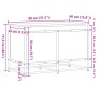 Caja de almacenaje con tapa madera marrón roble 80x40x51,5 cm de , Cestas para almacenaje - Ref: Foro24-848803, Precio: 69,94...