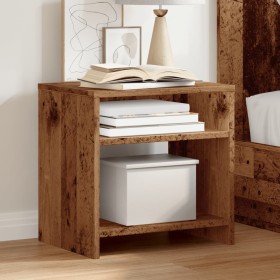 Mesita de noche madera de ingeniería envejecida 40x30x40 cm de , Mesitas de noche - Ref: Foro24-855762, Precio: 25,99 €, Desc...