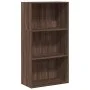 Estantería madera de ingeniería marrón roble 60x30x114 cm de , Librerías y estanterías - Ref: Foro24-857905, Precio: 54,45 €,...