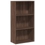 Estantería madera de ingeniería marrón roble 60x30x114 cm de , Librerías y estanterías - Ref: Foro24-857905, Precio: 55,24 €,...