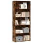 Estantería madera ingeniería color roble ahumado 80x30x189 cm de , Librerías y estanterías - Ref: Foro24-3314673, Precio: 89,...