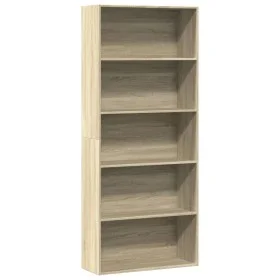 Estantería madera ingeniería color roble 80x30x189cm by , Bookcases and shelves - Ref: Foro24-3314671, Price: 93,09 €, Discou...