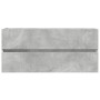 Armario para lavabo contrachapada gris hormigón 100x38,5x45 cm de , Muebles de baño - Ref: Foro24-856251, Precio: 52,45 €, De...