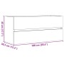 Armario para lavabo contrachapada gris hormigón 100x38,5x45 cm de , Muebles de baño - Ref: Foro24-856251, Precio: 52,45 €, De...