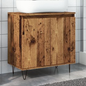 Armario de baño madera de ingeniería envejecida 58x33x60 cm de , Muebles de baño - Ref: Foro24-857217, Precio: 43,69 €, Descu...