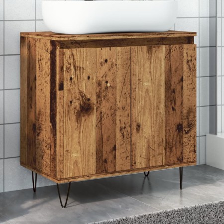 Armario de baño madera de ingeniería envejecida 58x33x60 cm de , Muebles de baño - Ref: Foro24-857217, Precio: 43,69 €, Descu...