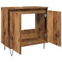 Armario de baño madera de ingeniería envejecida 58x33x60 cm de , Muebles de baño - Ref: Foro24-857217, Precio: 43,69 €, Descu...