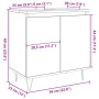 Armario de baño madera de ingeniería envejecida 58x33x60 cm de , Muebles de baño - Ref: Foro24-857217, Precio: 43,69 €, Descu...