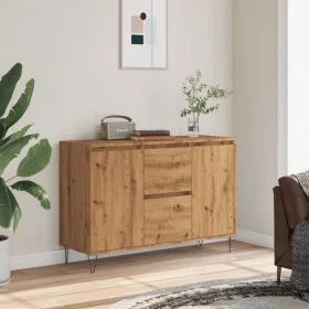 Aparador de madera de ingeniería roble artisan 104x35x70 cm de , Tocadores de baño - Ref: Foro24-857269, Precio: 127,39 €, De...