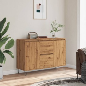 Aparador de madera de ingeniería roble artisan 104x35x70 cm de , Tocadores de baño - Ref: Foro24-857269, Precio: 121,91 €, De...