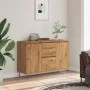 Aparador de madera de ingeniería roble artisan 104x35x70 cm de , Tocadores de baño - Ref: Foro24-857269, Precio: 127,39 €, De...