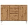 Aparador de madera de ingeniería roble artisan 104x35x70 cm de , Tocadores de baño - Ref: Foro24-857269, Precio: 127,39 €, De...